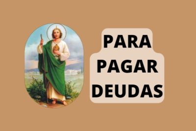 san judas tadeo con la frase para pagar deudas